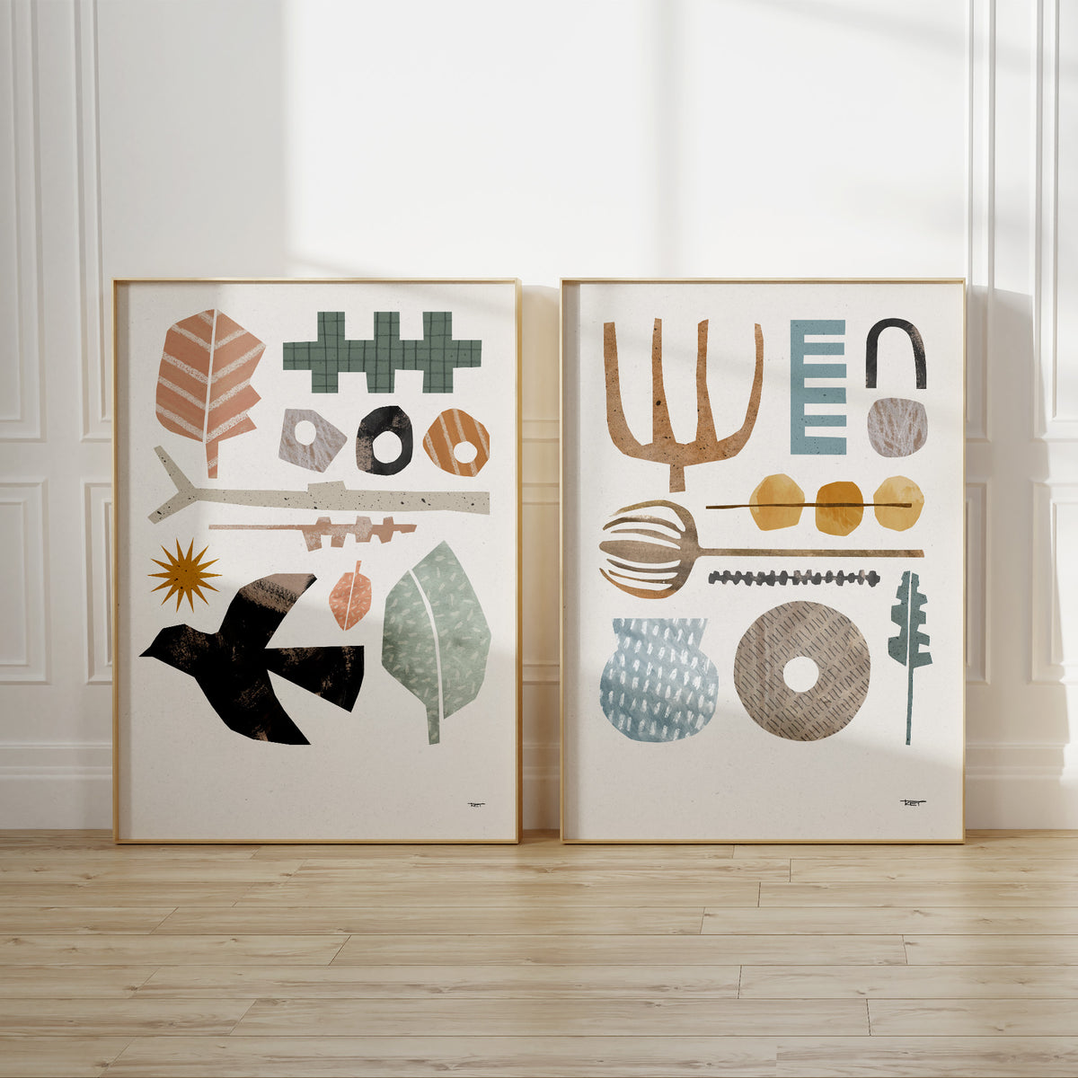 Field Collage Print