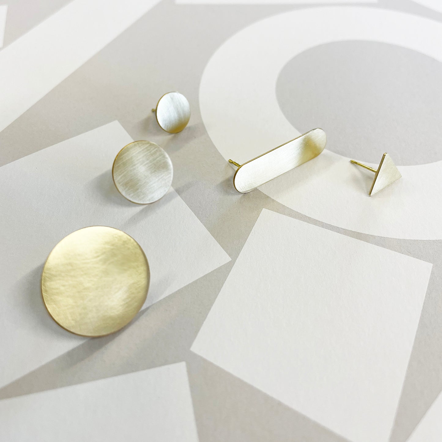 Triangle Stack Earrings