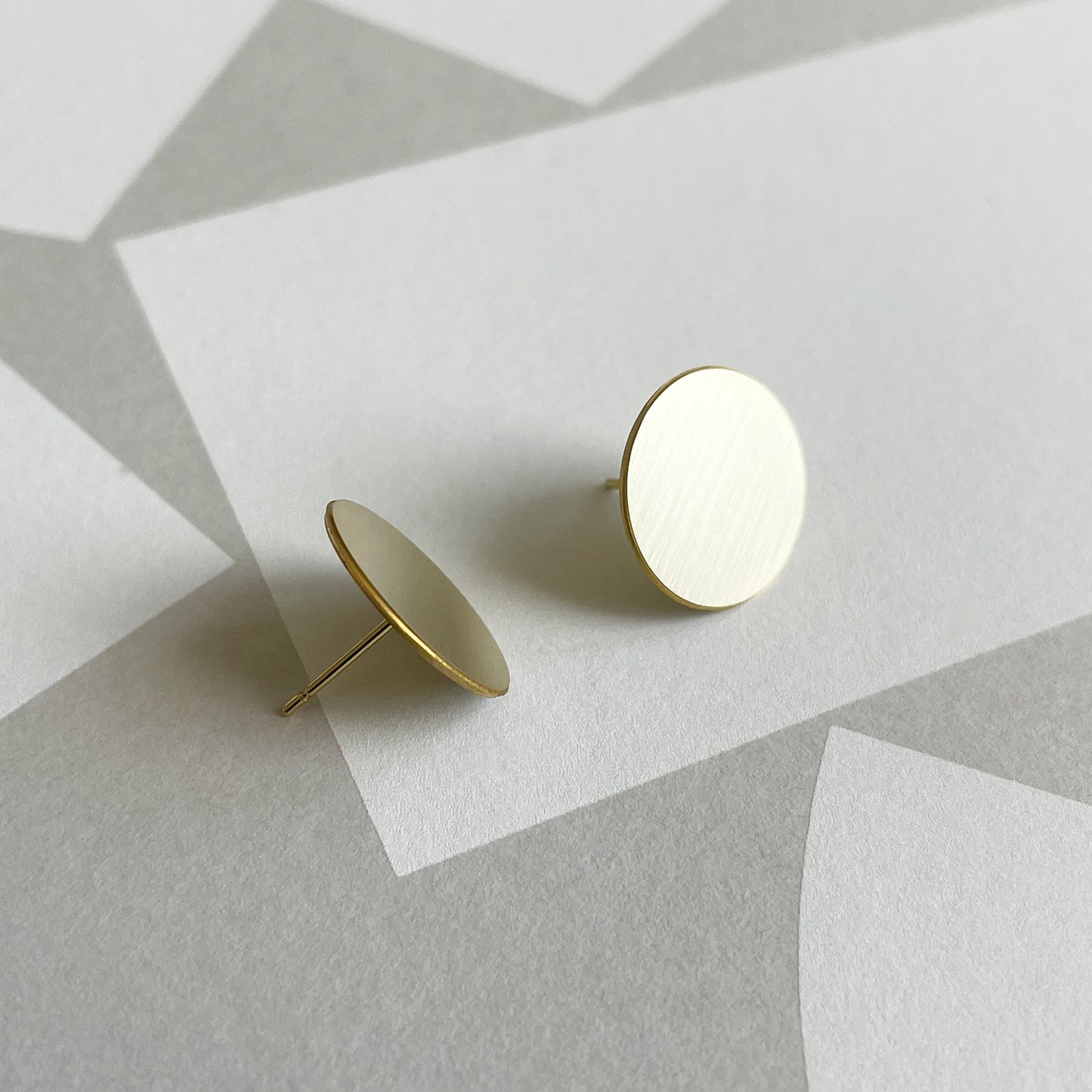 Midi-Disc Stack Earrings