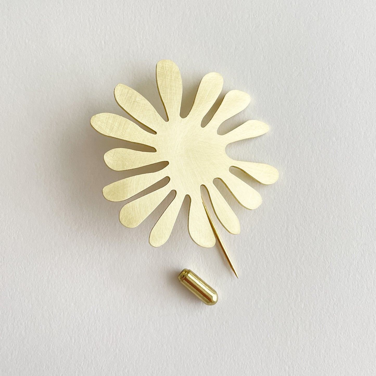 Brass Aster Pin
