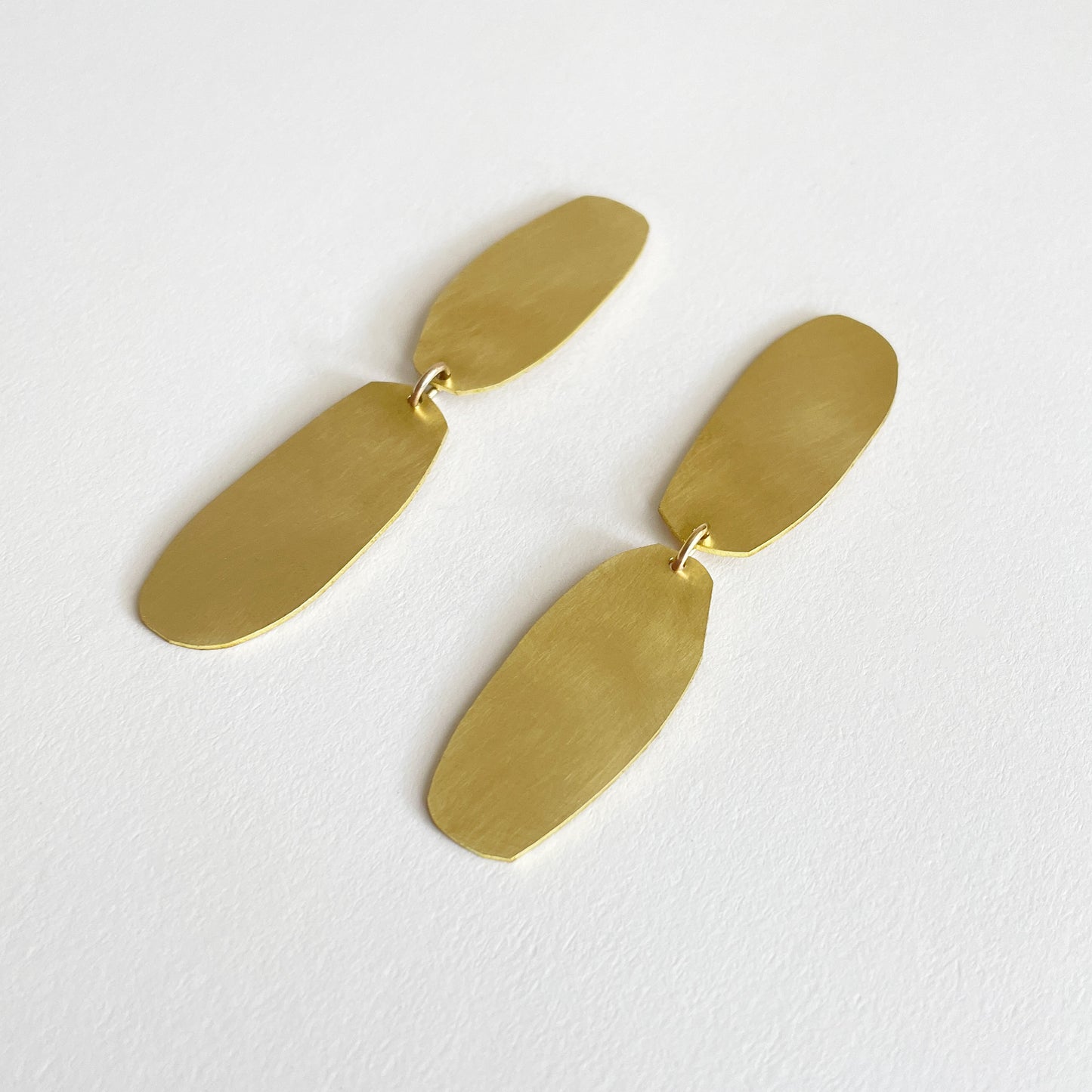 Brass Drift Earrings