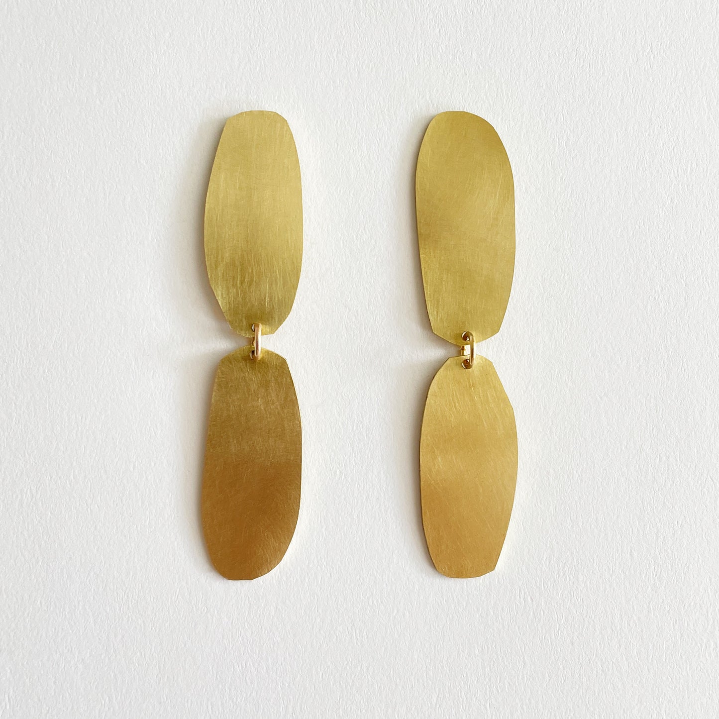 Brass Drift Earrings