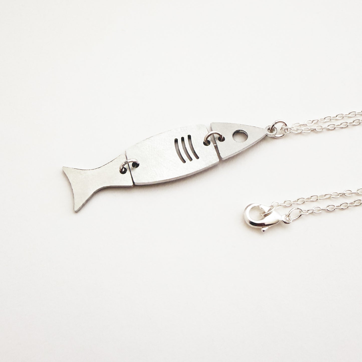 Steel Fish Necklace