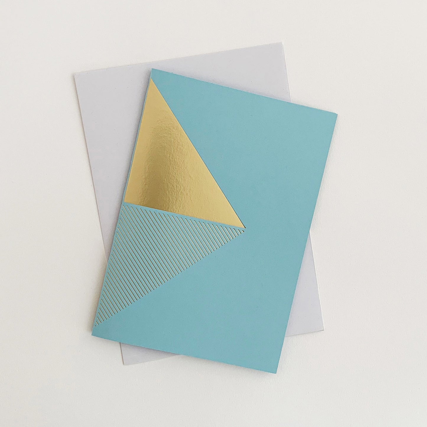Reflex Card Brass & Sky