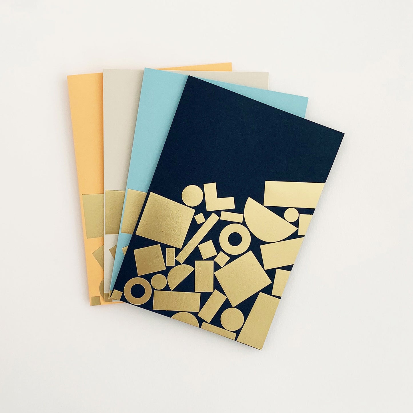 Stack Card Brass & Sky