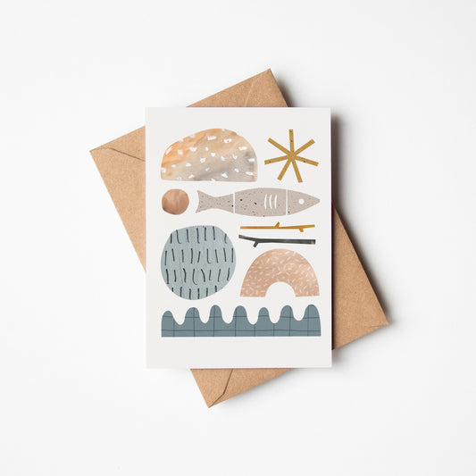 River Greetings Card