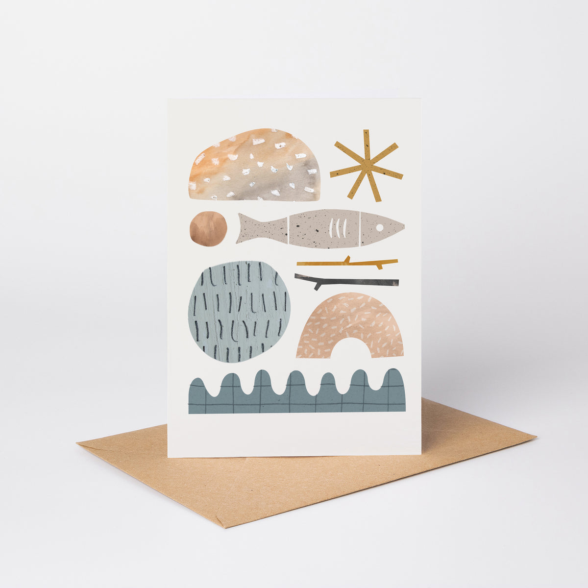 River Greetings Card