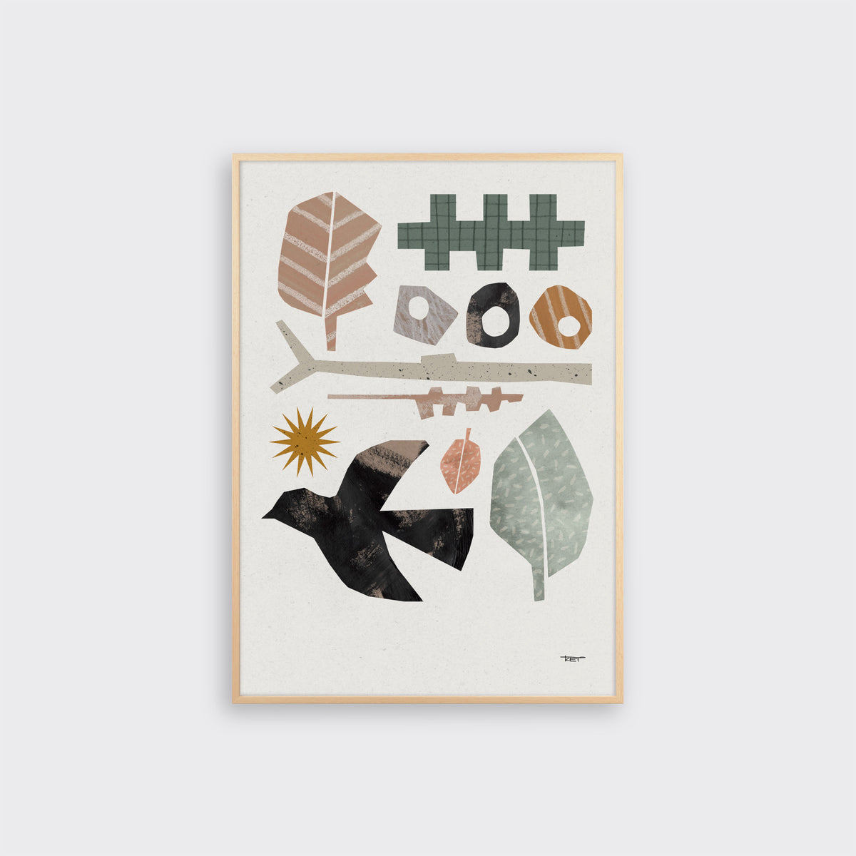 Forest Collage Print