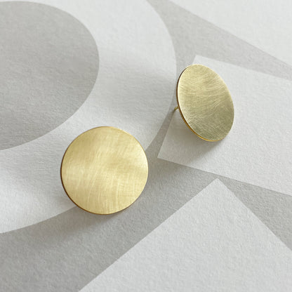 Maxi-Disc Stack Earrings