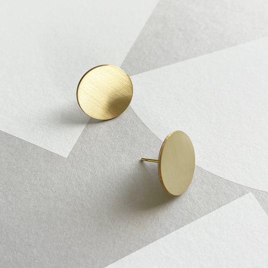 Midi-Disc Stack Earrings