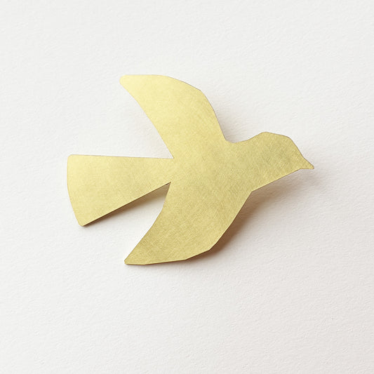 Brass Bird Pin