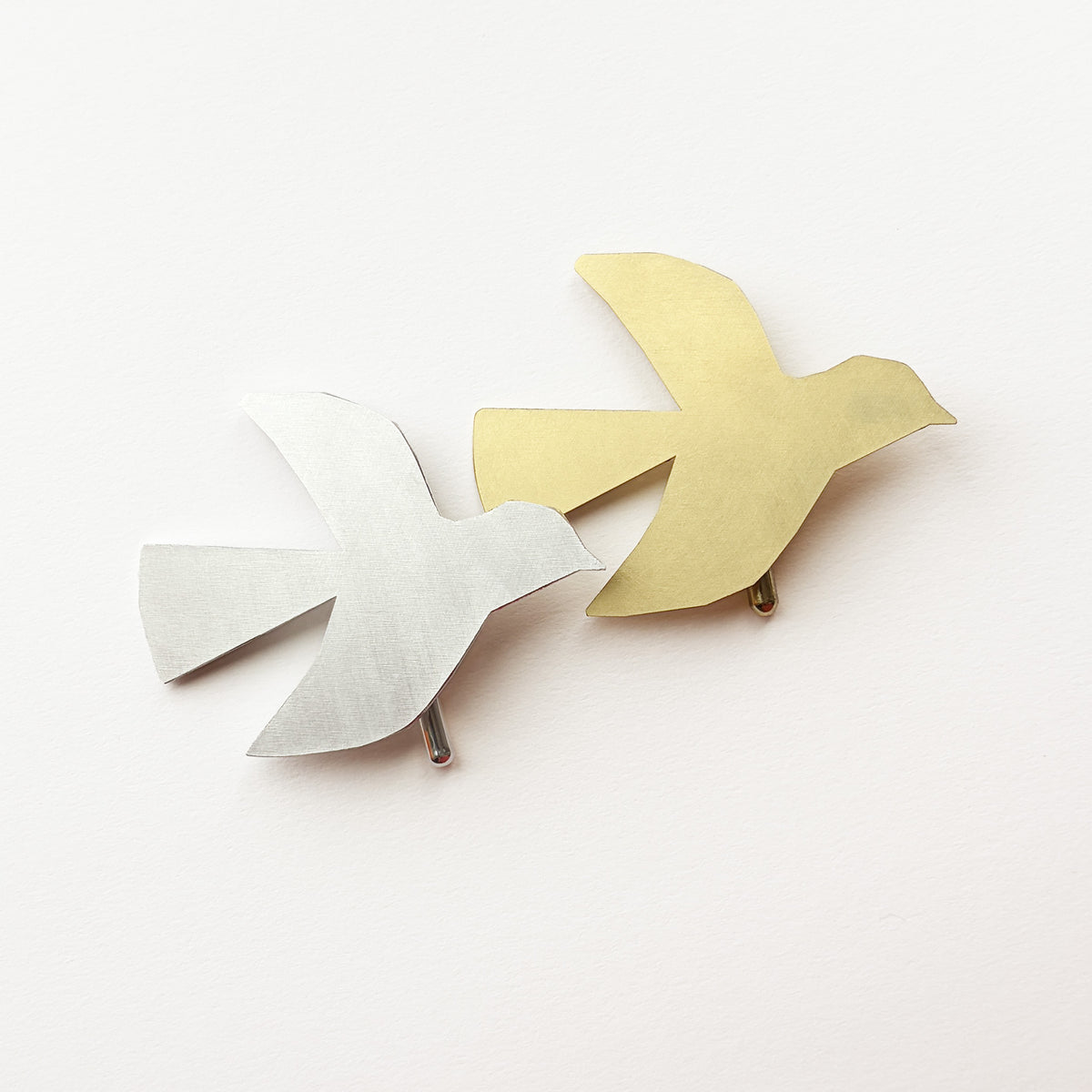 Brass Bird Pin