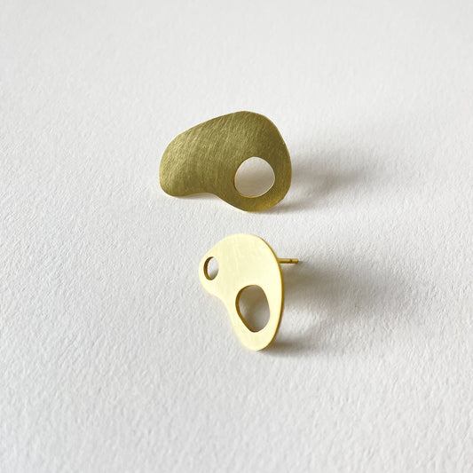 Brass Adder Earrings