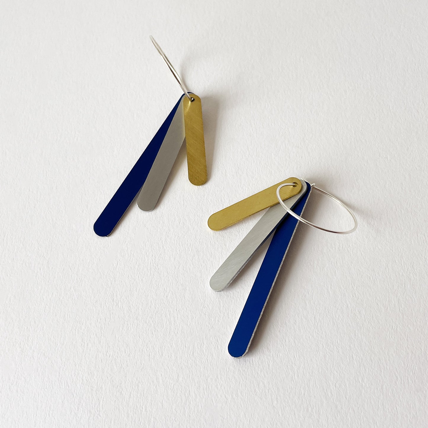 Capsule Drop Earrings Cobalt