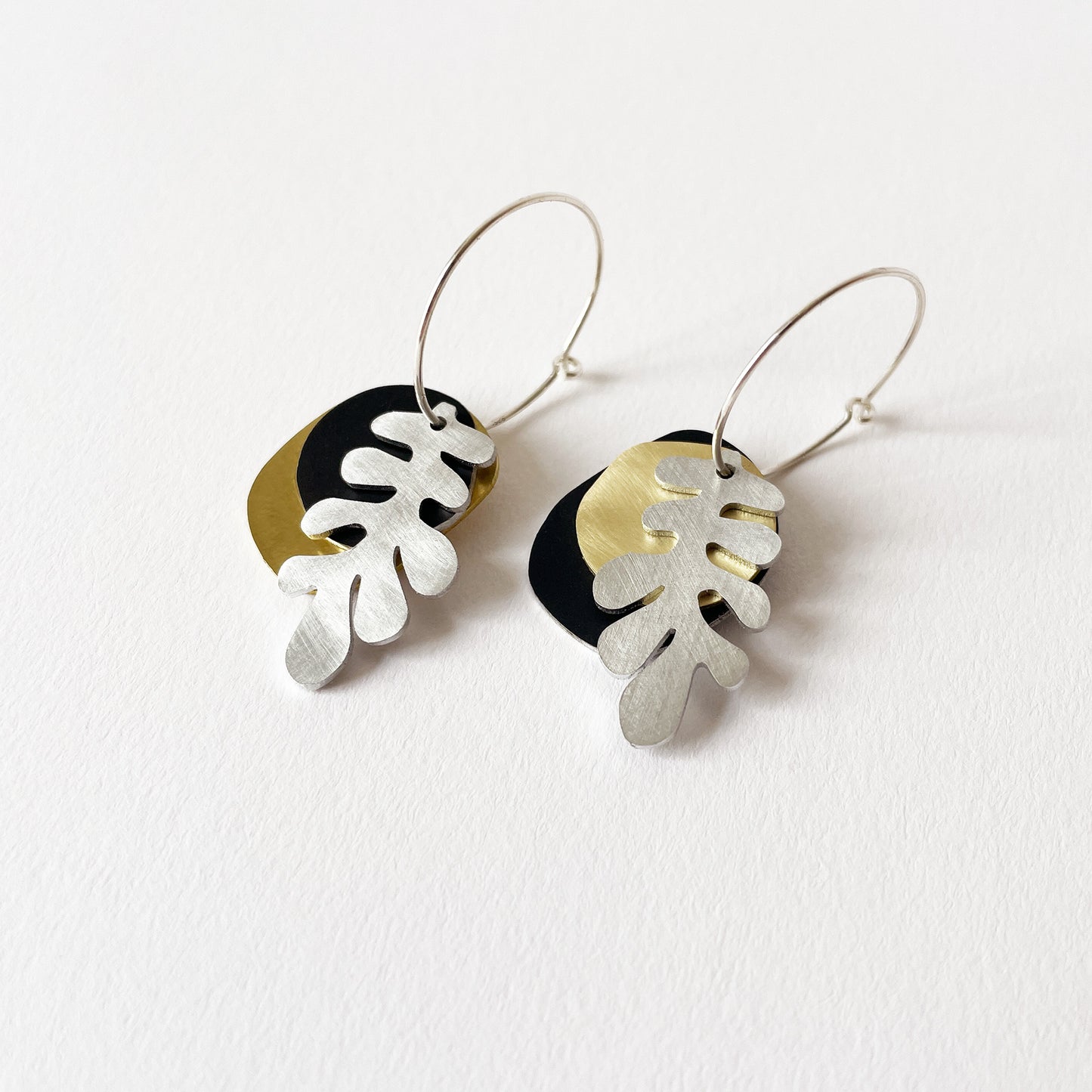 Fern Earrings Black