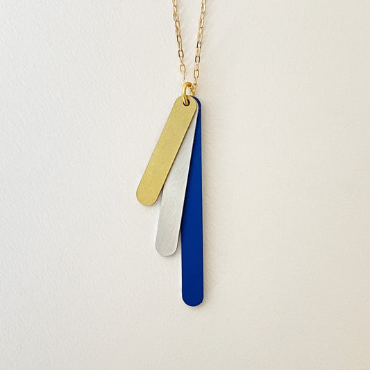 Capsule Necklace Cobalt