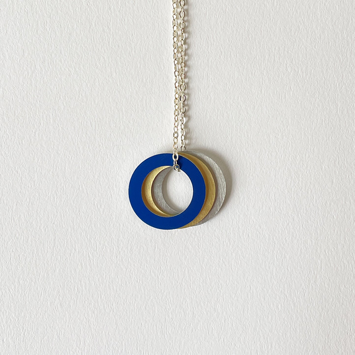 Hoops Necklace Cobalt