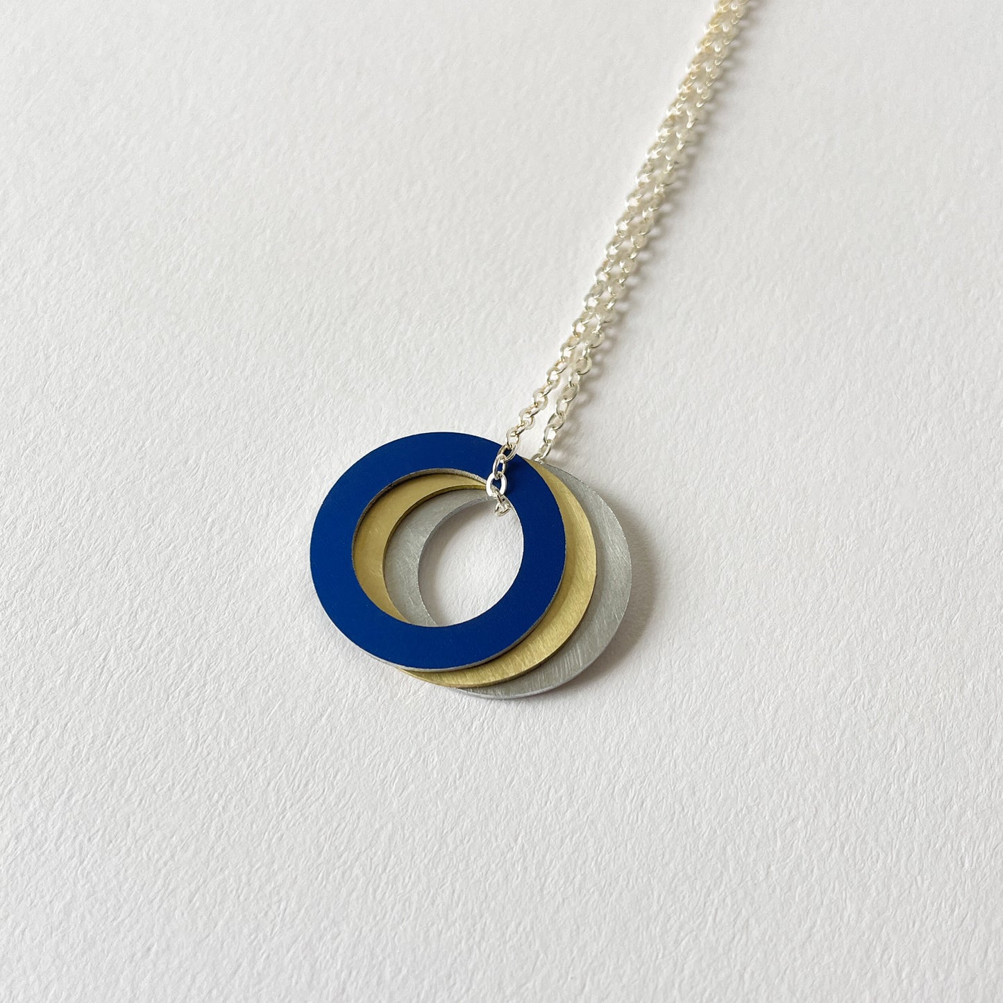 Hoops Necklace Cobalt