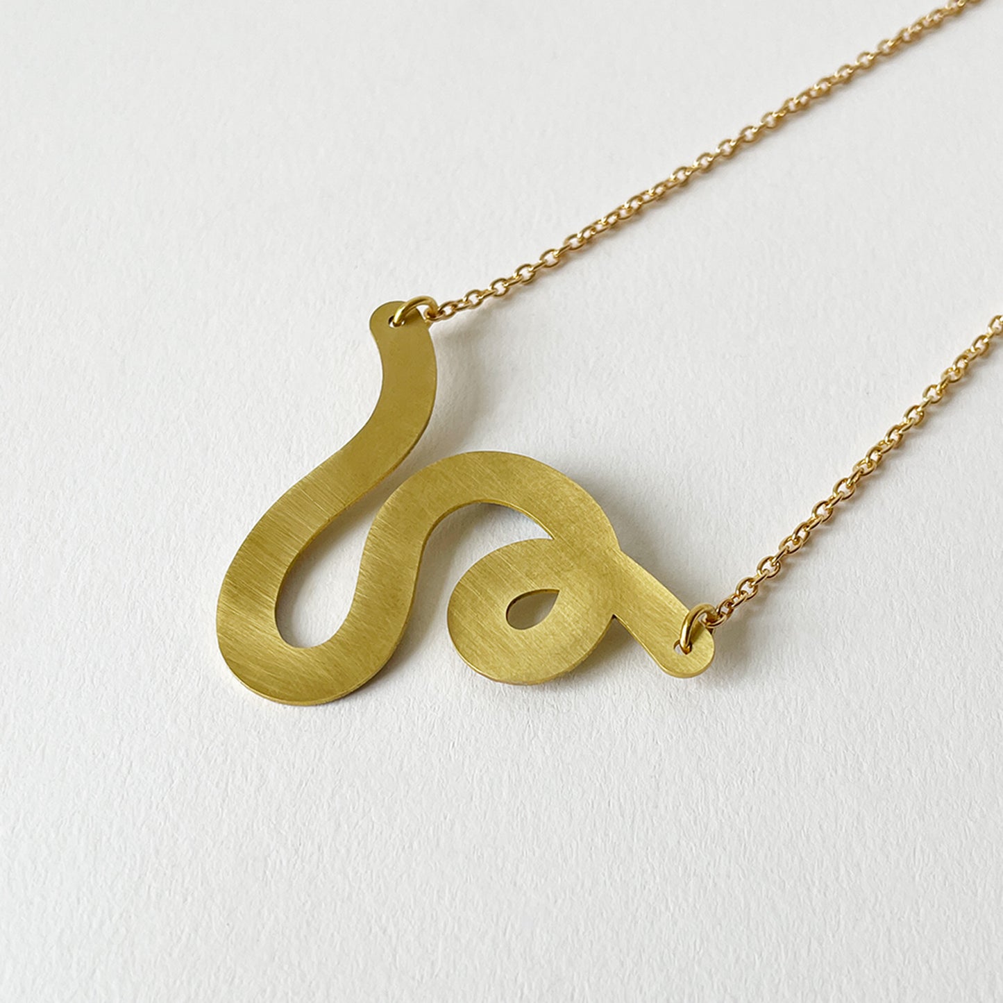Brass Rope Necklace