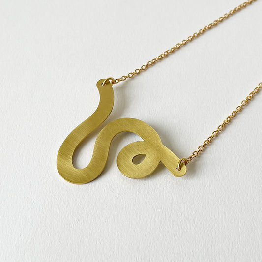 Brass Rope Necklace