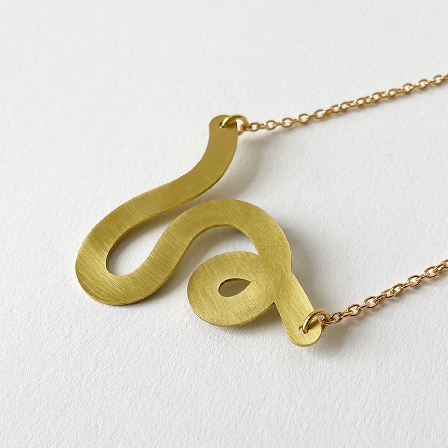 Brass Rope Necklace