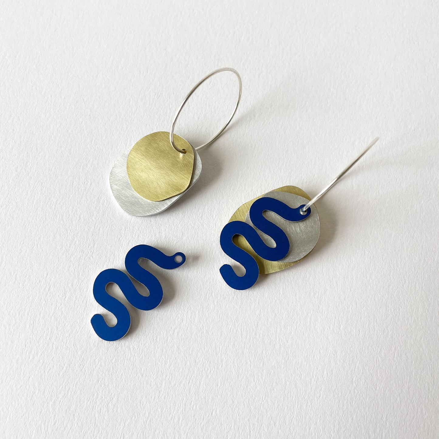 Rope Earrings Cobalt