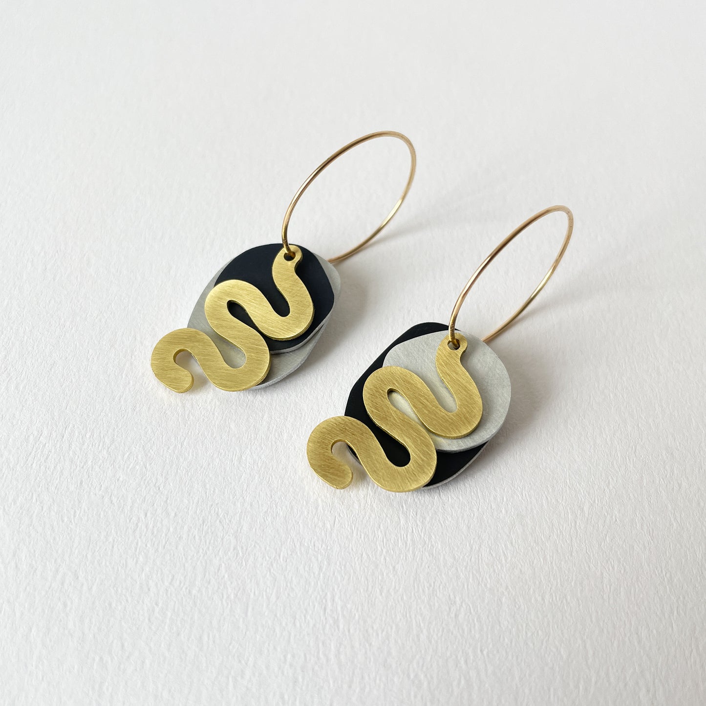 Rope Earrings Black