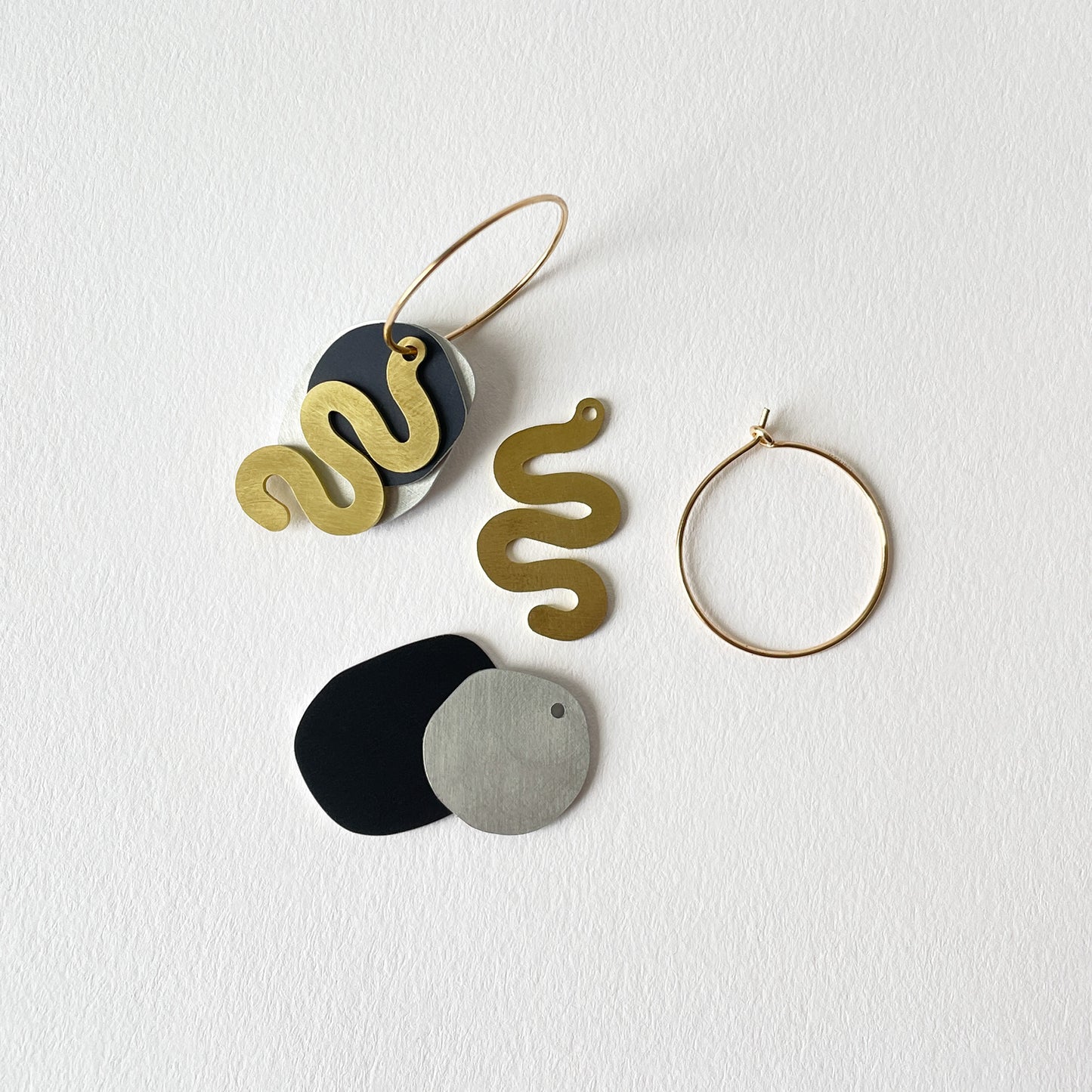 Rope Earrings Black