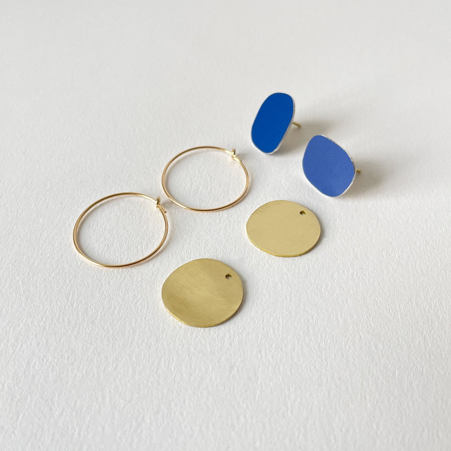 Brass Skim Earrings