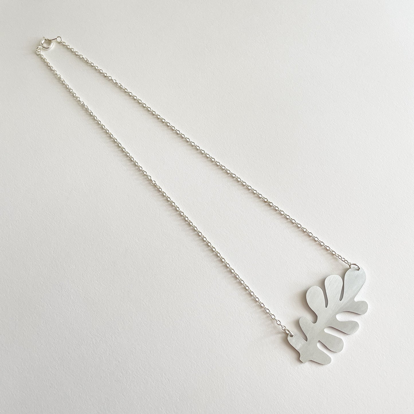 Silver Aluminium Brack Necklace