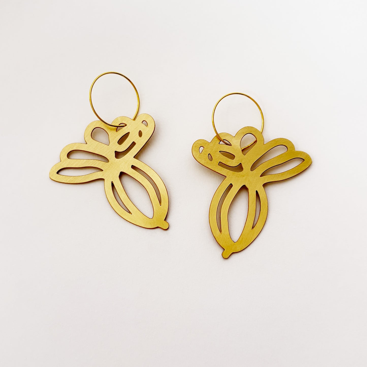 Brass Campion Earrings