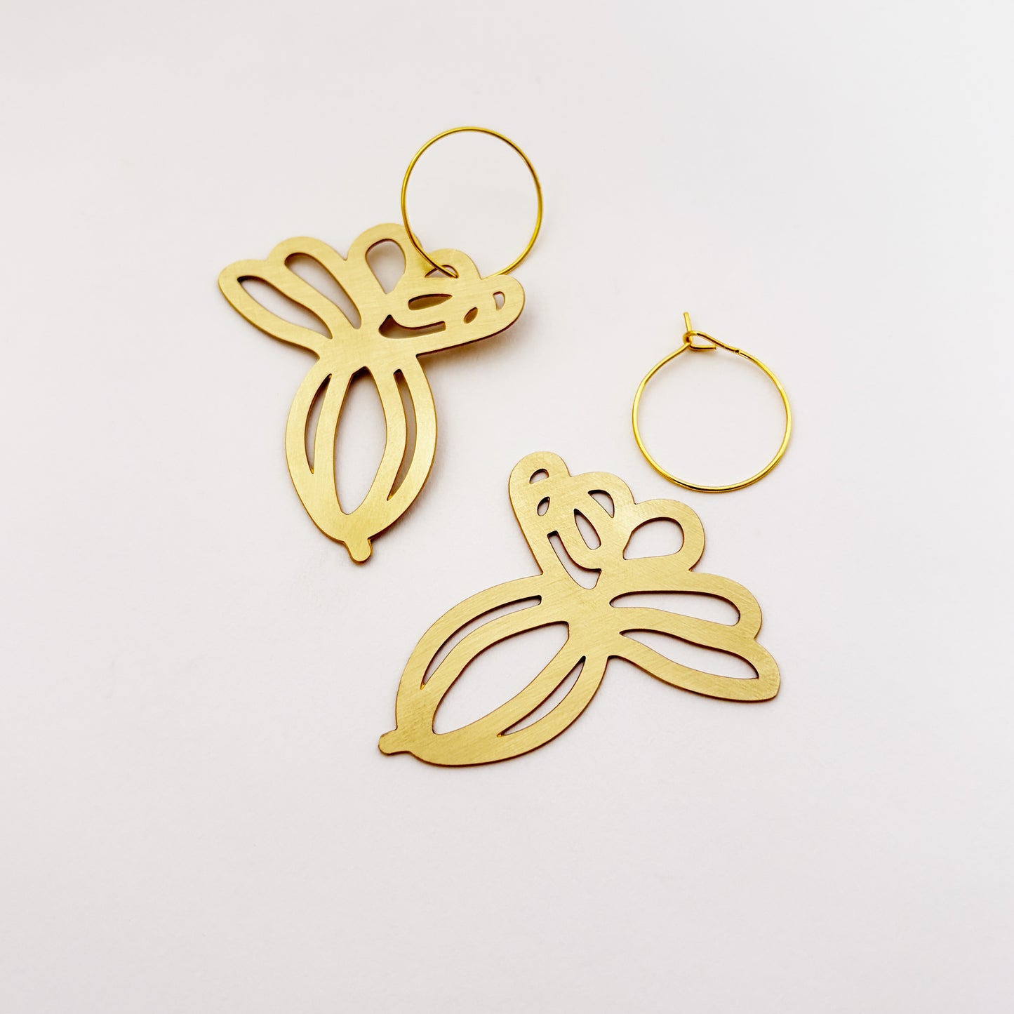 Brass Campion Earrings