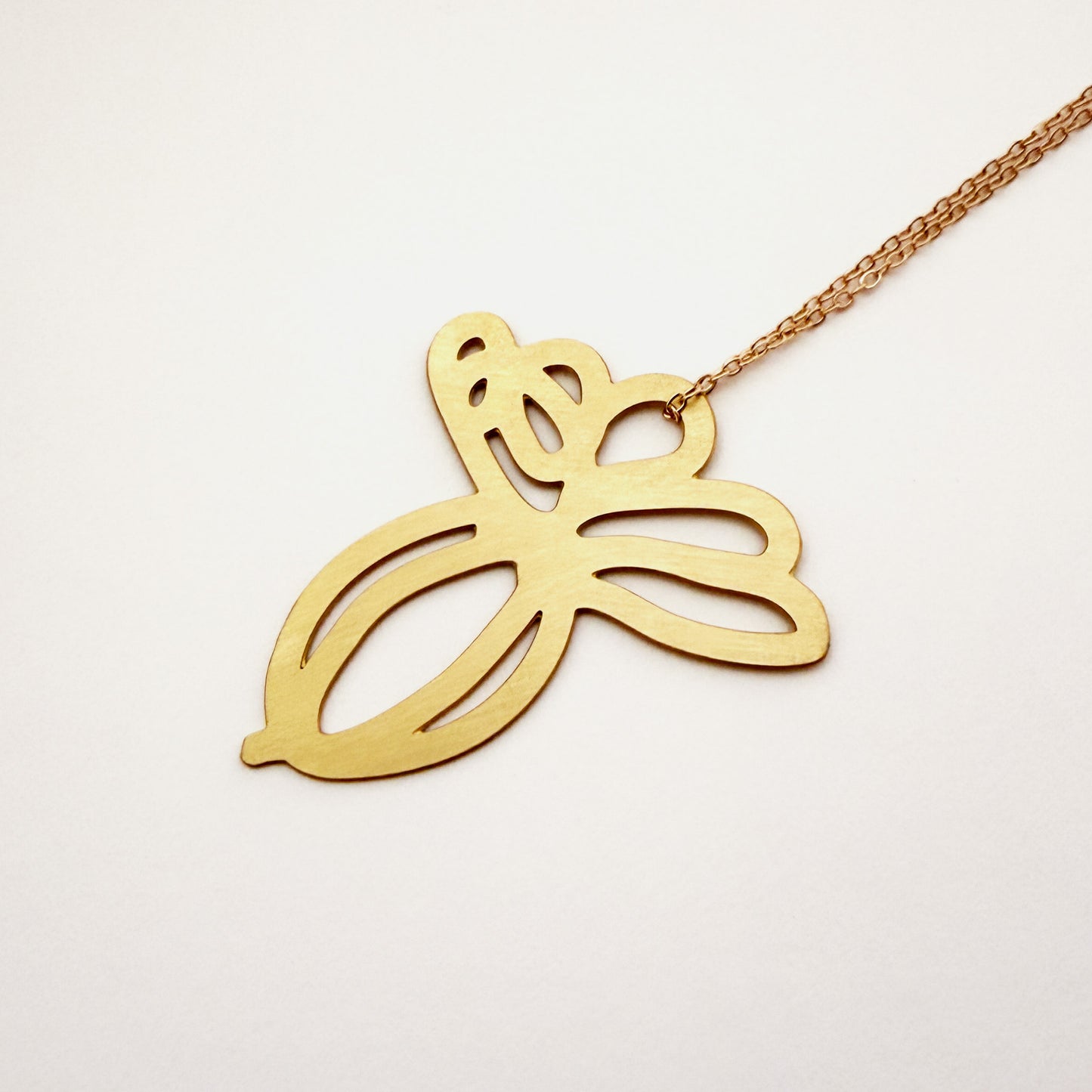 Brass Campion Necklace