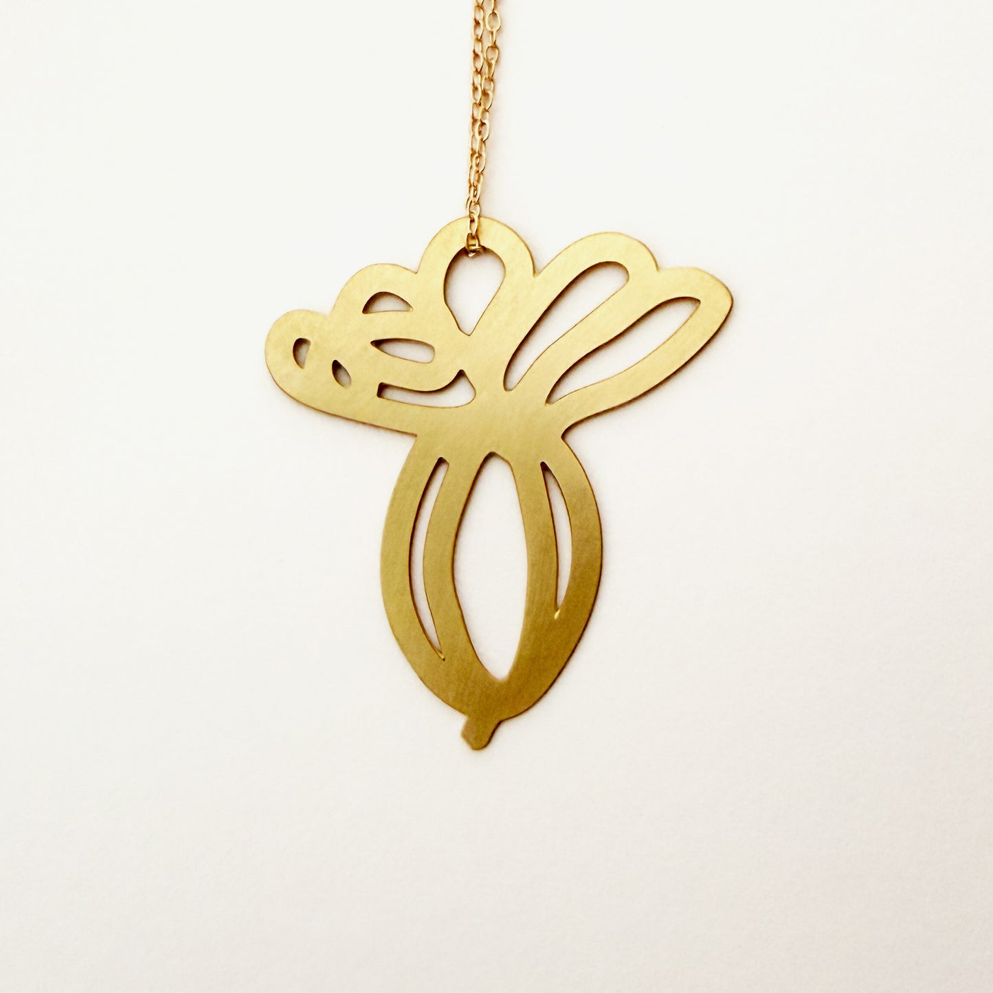 Brass Campion Necklace