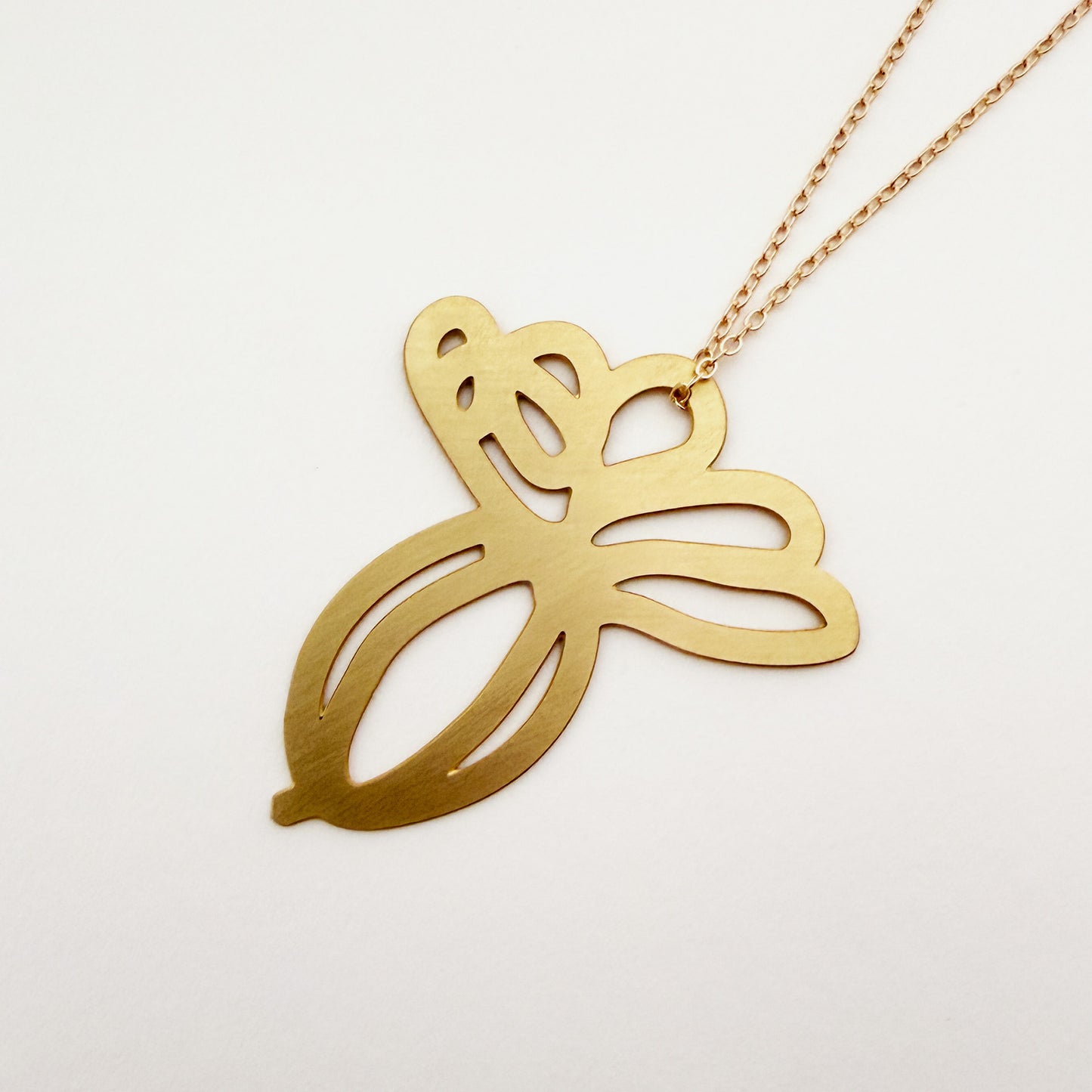 Brass Campion Necklace