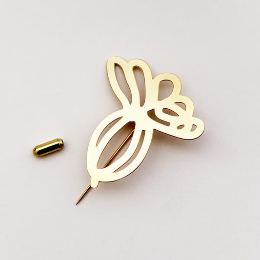 Brass Campion Pin
