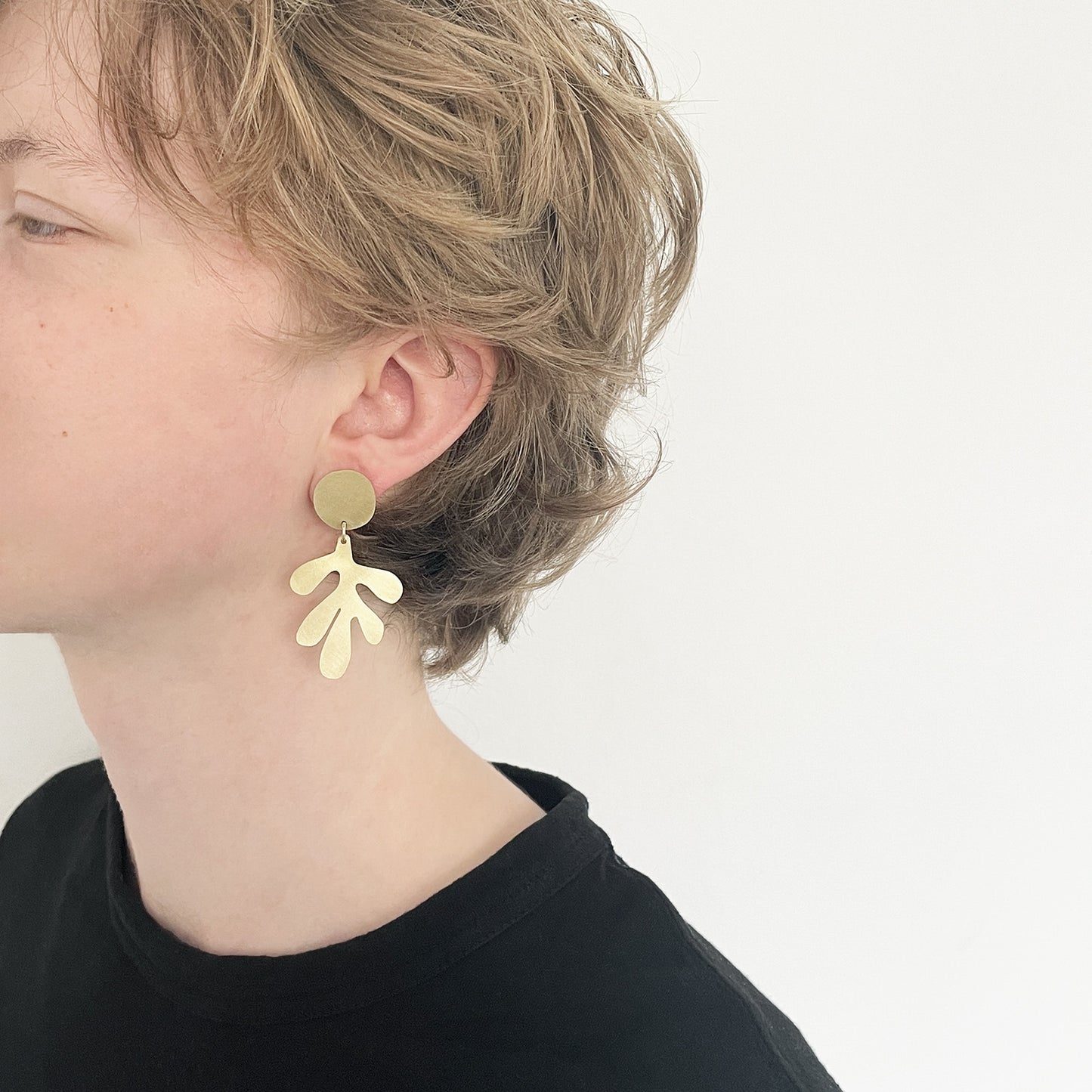 Brass Dulse Earrings