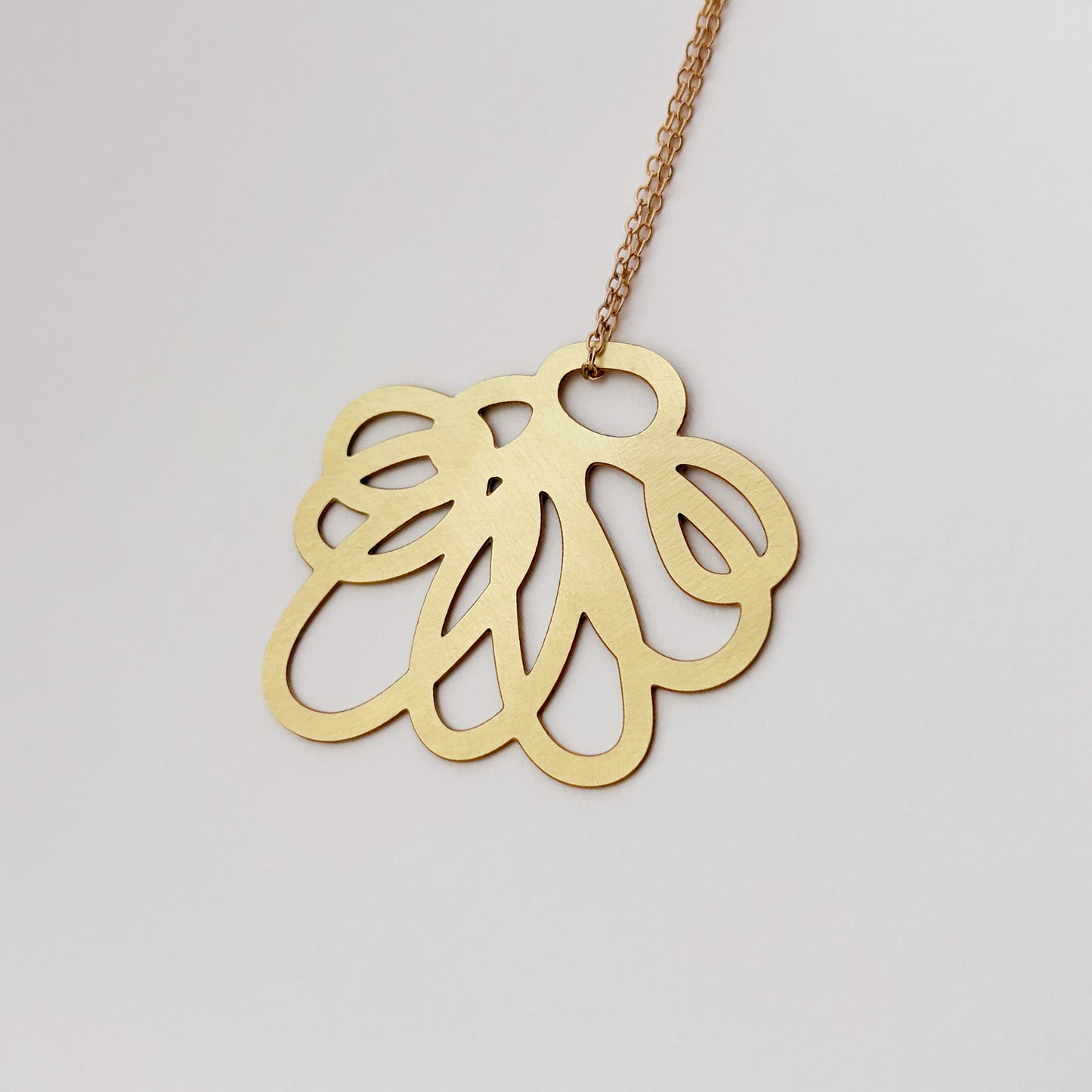 Brass Vetch Necklace