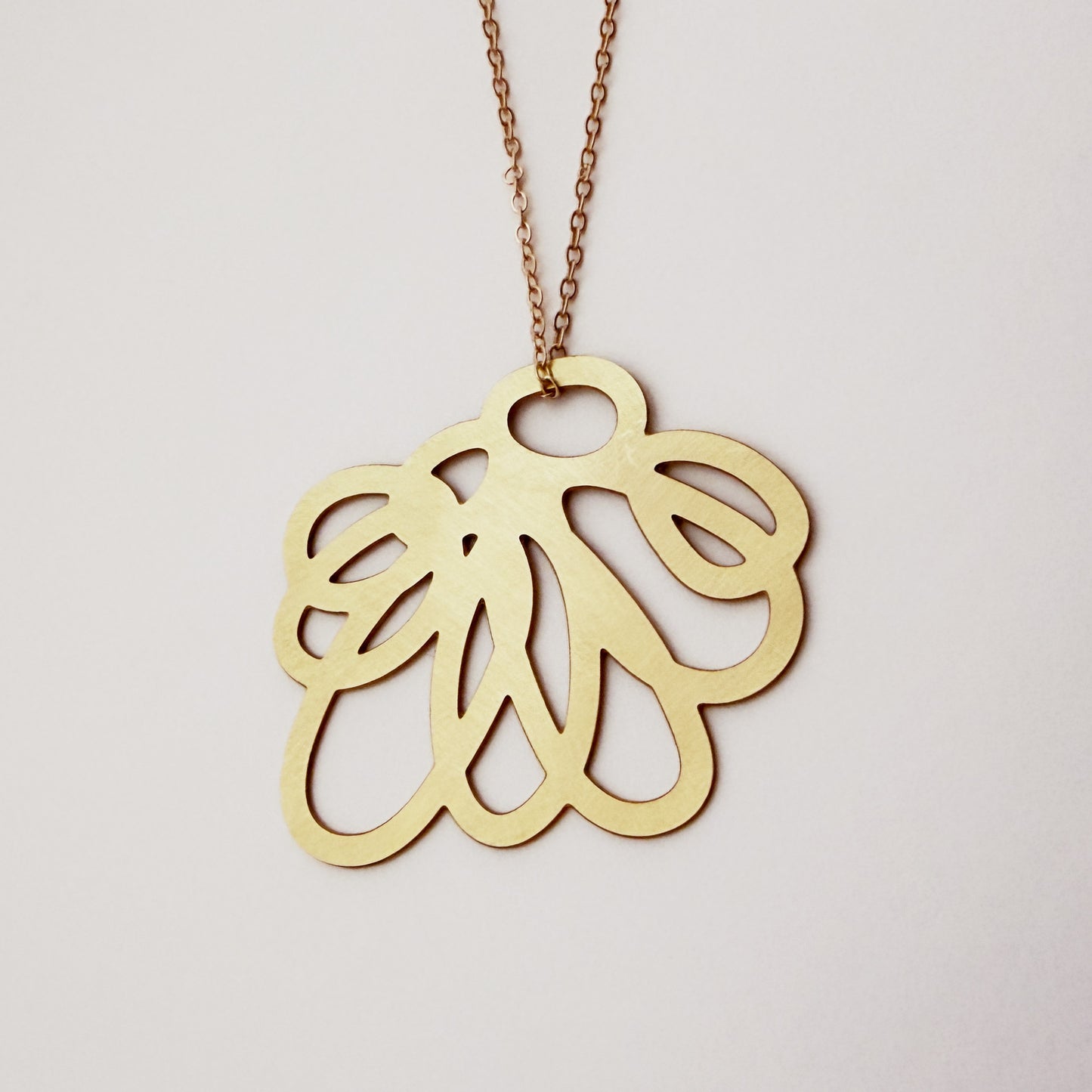 Brass Vetch Necklace