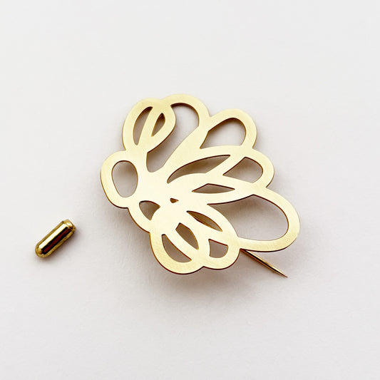 Brass Vetch Pin