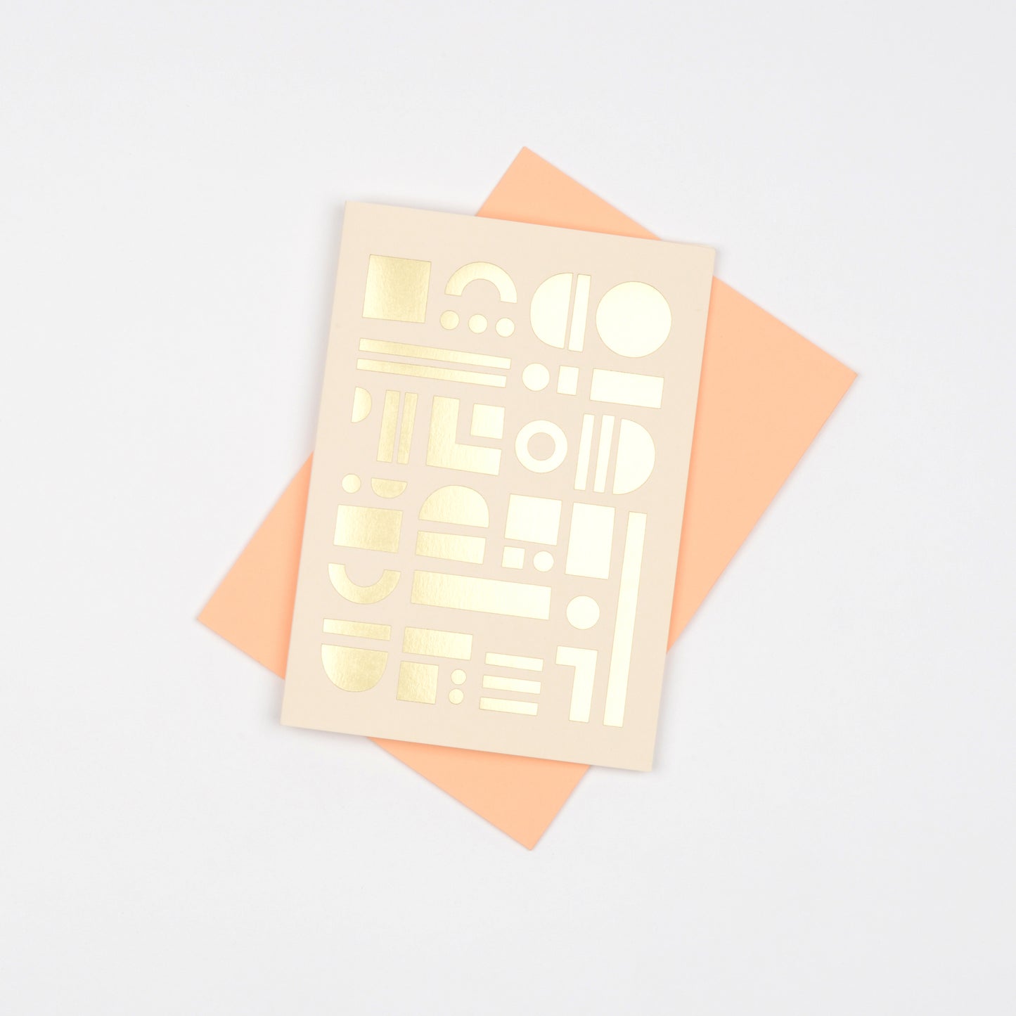 Artefact Card Brass & Peach