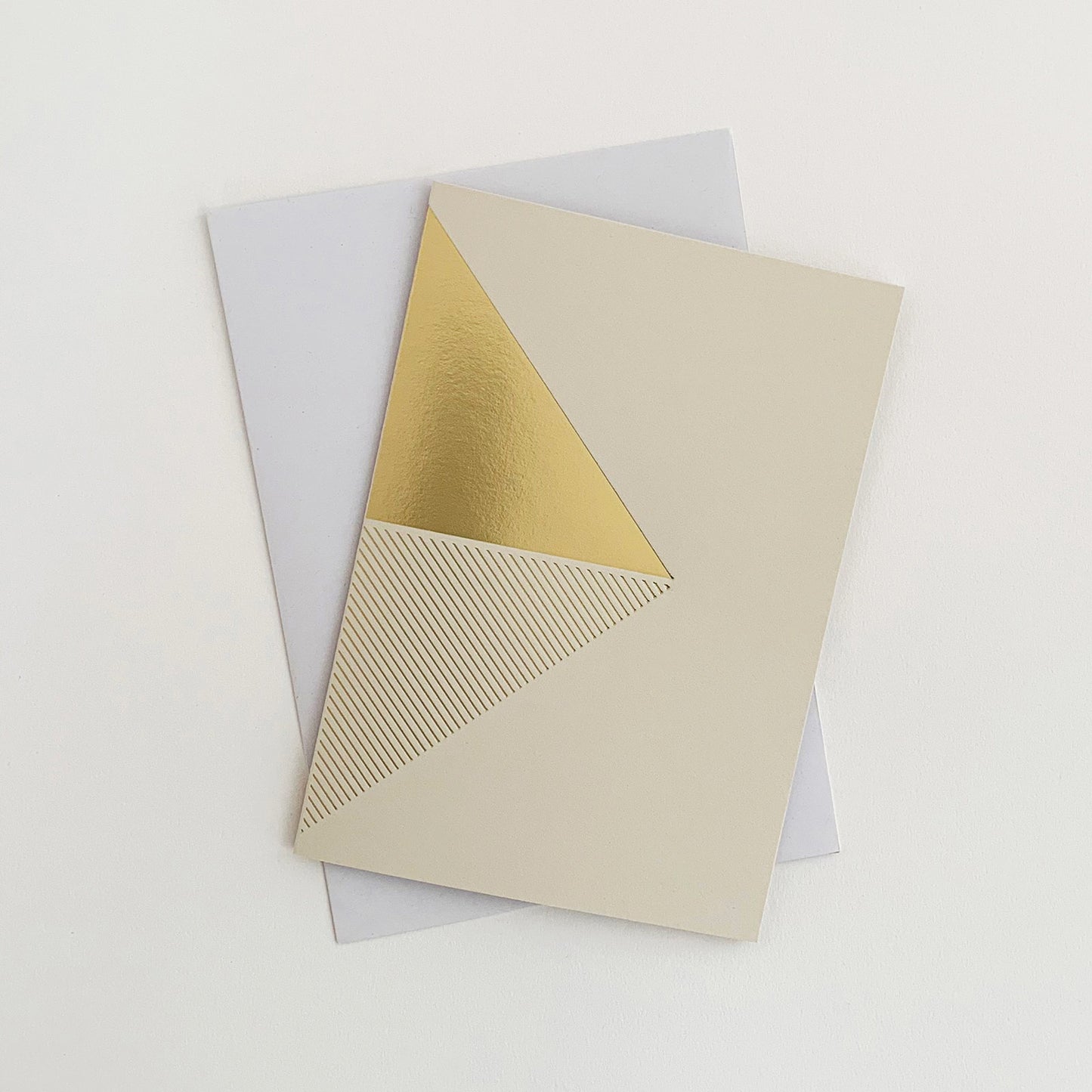 Reflex Card Brass & Mist