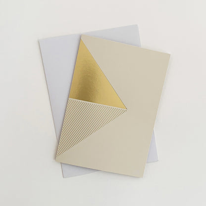 Reflex Card Brass & Mist