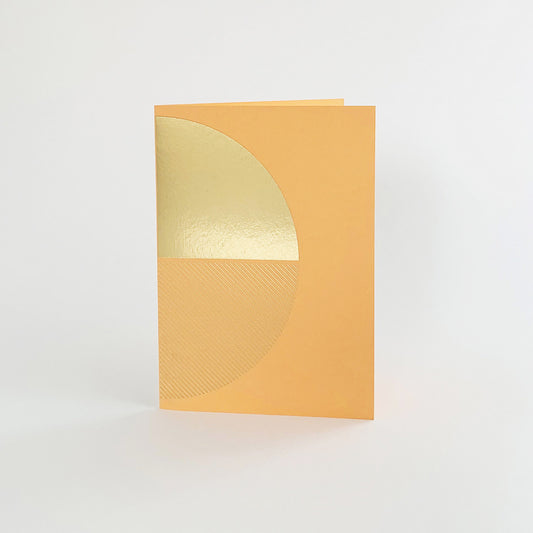 Reflex Card Brass & Peach