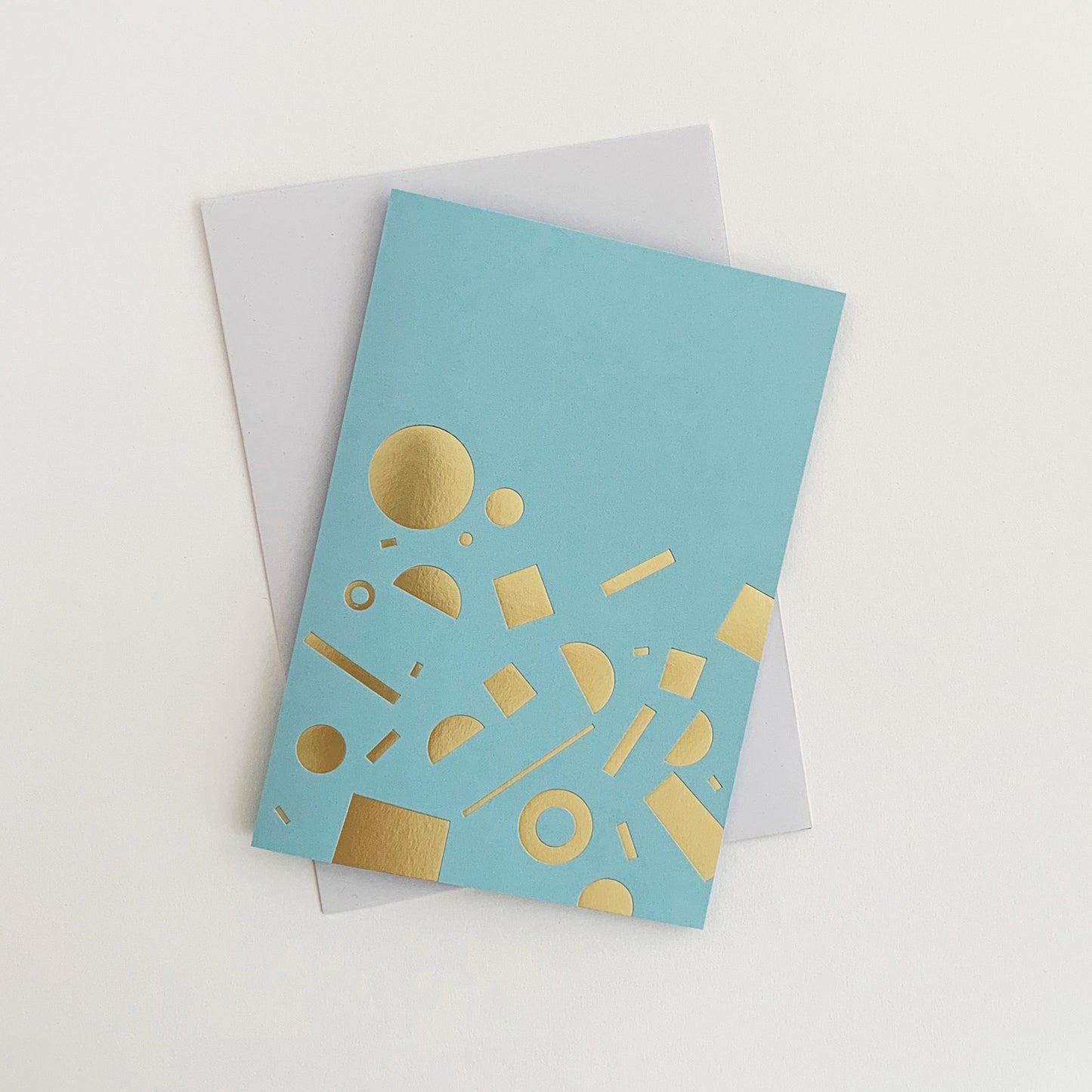 Scatter Card Brass & Sky